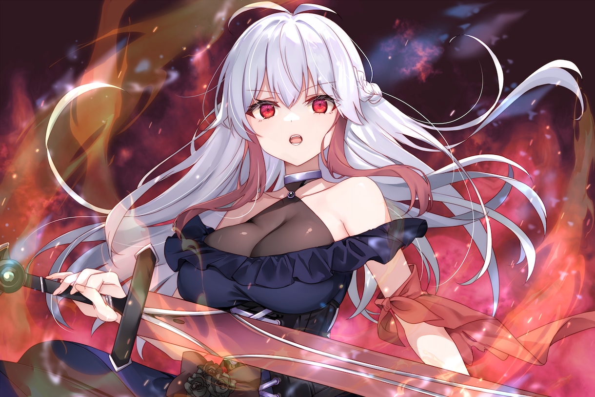 女の子のイラスト描きます 一次創作、二次創作、何でもOKです！ イメージ9