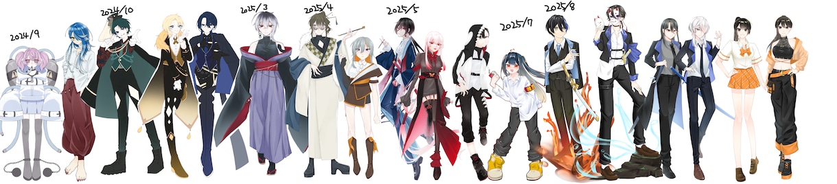 全身立ち絵描きます あなたの【好き】を詰め込みます！ イメージ6