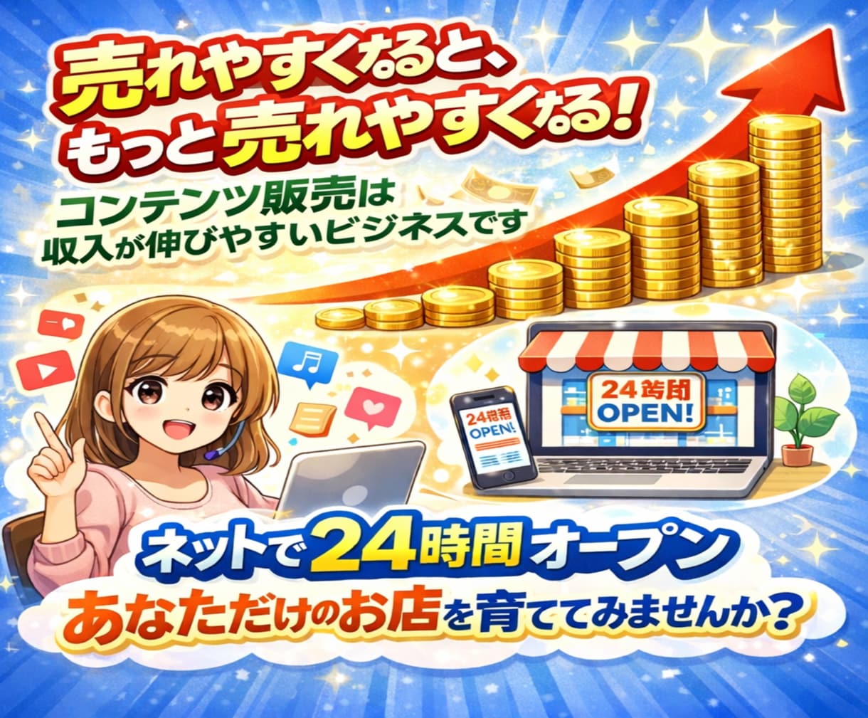 初心者向けコンテンツ販売ロードマップ教えます 作れない・時間がないをAIで解決。初心者向け収益化ステップ イメージ4
