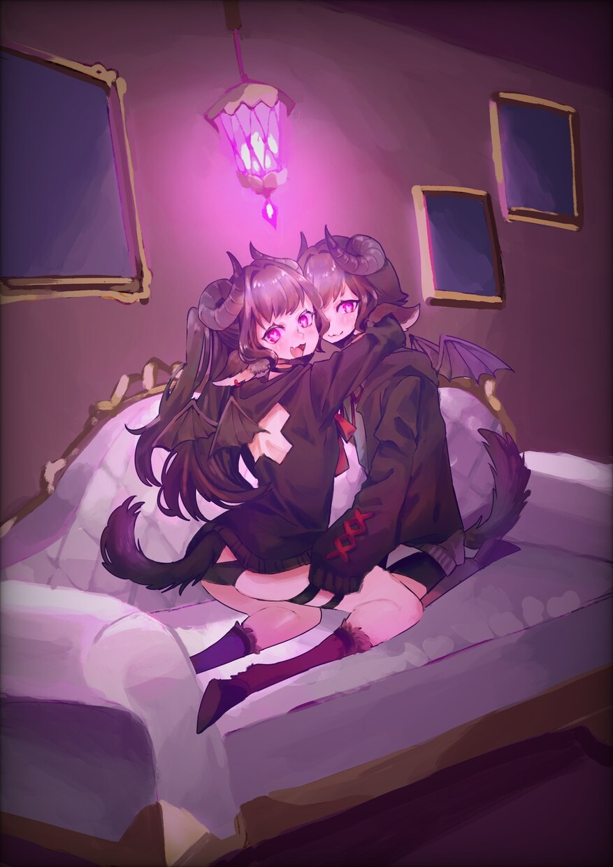 1枚絵、立ち絵制作承ります アイコン、サムネ素材、VTuberなどイラスト全般受付けます イメージ2