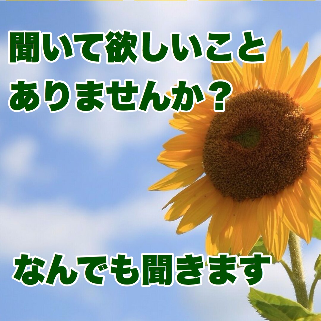悩み事なんでも聞きます。ます 仕事、恋愛、妊娠中の不安定な気持ちのぶつけてください。 イメージ1