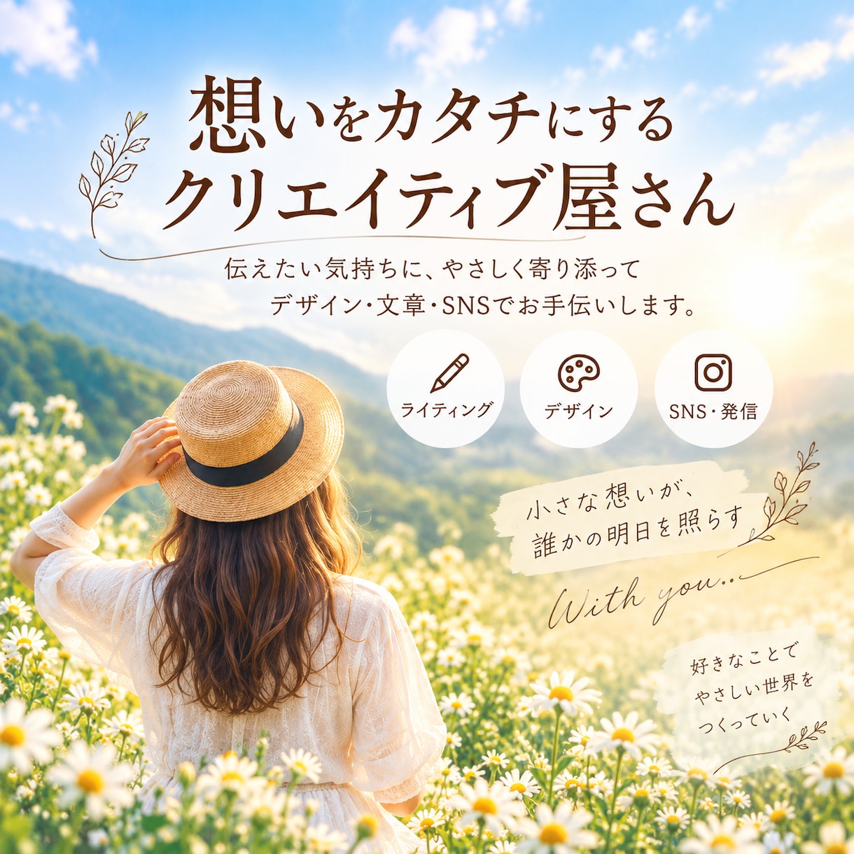 Instagram投稿・キャプションを作成します AIを活用した心に届く投稿を作成します イメージ1