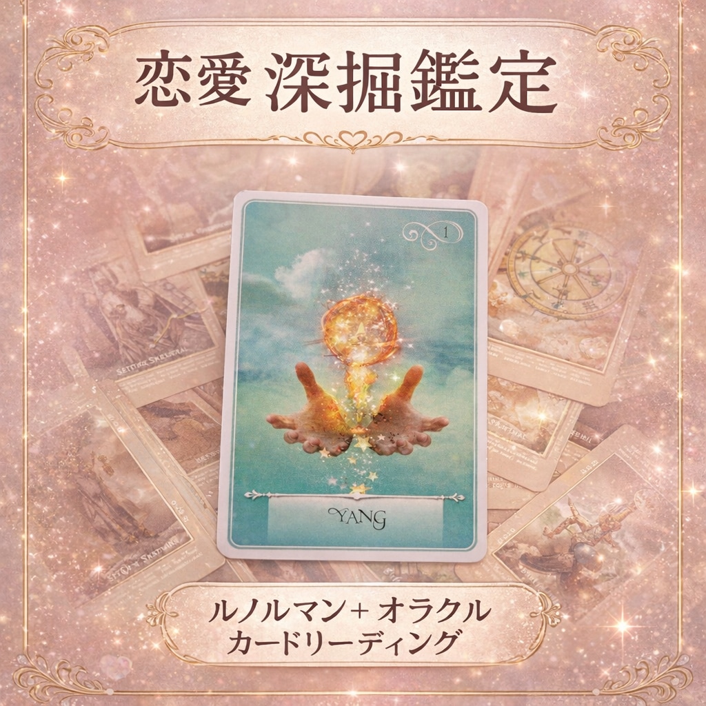 恋の流れとこれからの可能性を深く読み解きます 相手の気持ちと今後の流れを深く読み解く恋愛鑑定です イメージ2