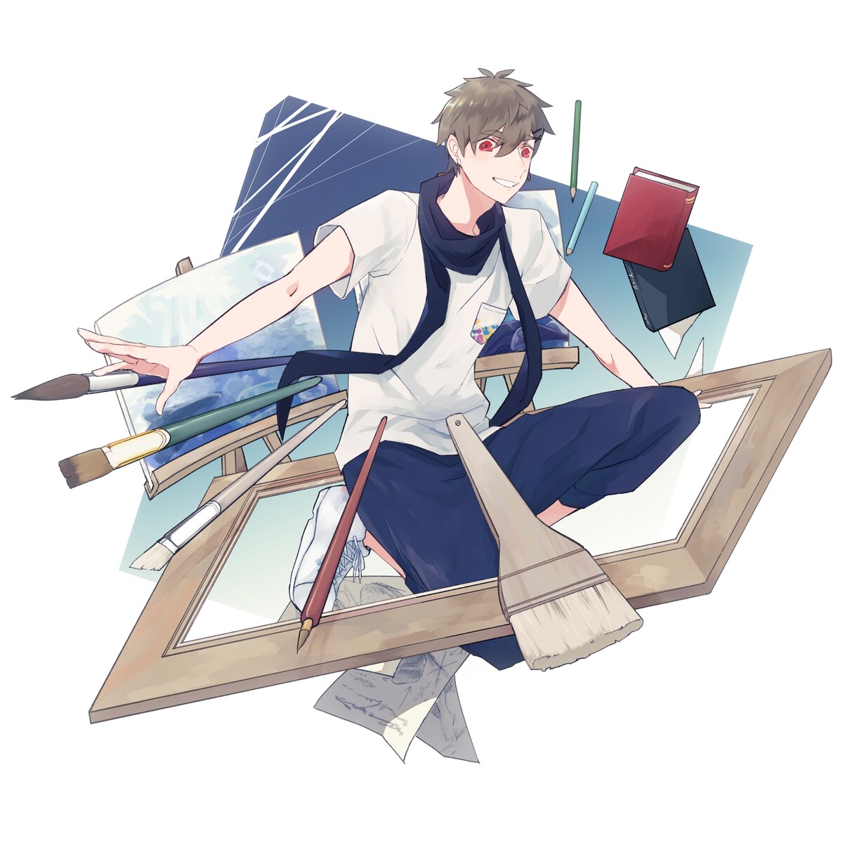 立ち絵お描きします TRPGや動画などで使える立ち絵をお描きします！ イメージ2
