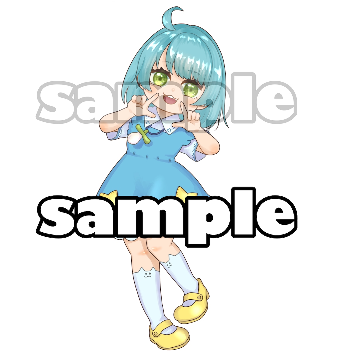 可愛くて目をひくようなイラスト描きます Vtuber、ゲーム実況者、配信者の顔となる立ち絵に！ イメージ7