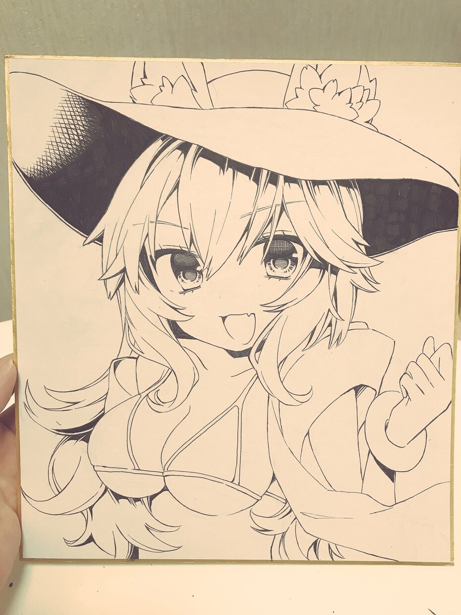 好きなキャラクターを色紙に書きます アニメ・ゲームが好きなあなた。推しがいる方にオススメ イメージ4