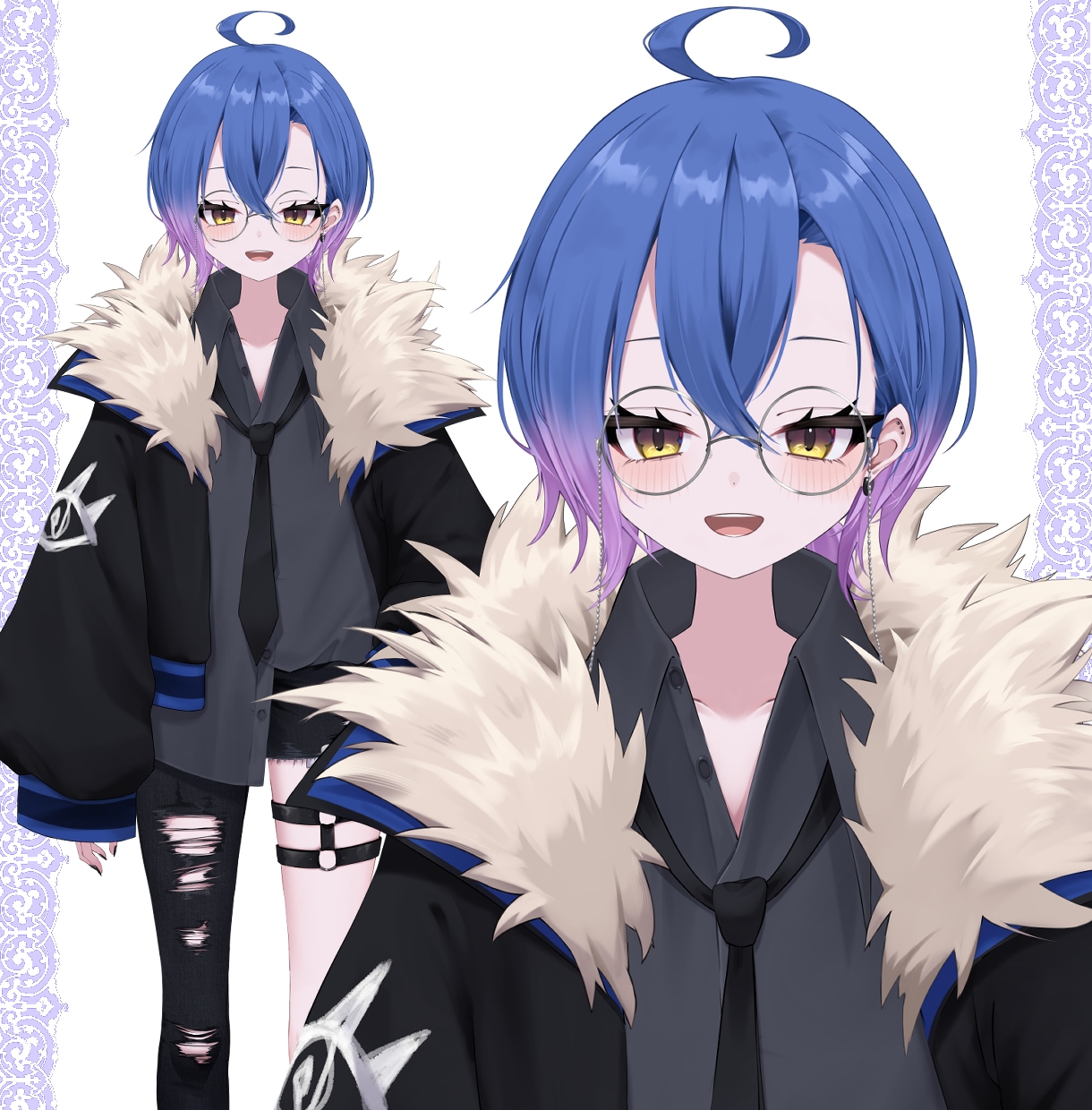 企業並の可愛いVtuberイラスト制作します 塗りが細かく顔がよく映える！綺麗可愛いかっこいいなんでも！ イメージ6
