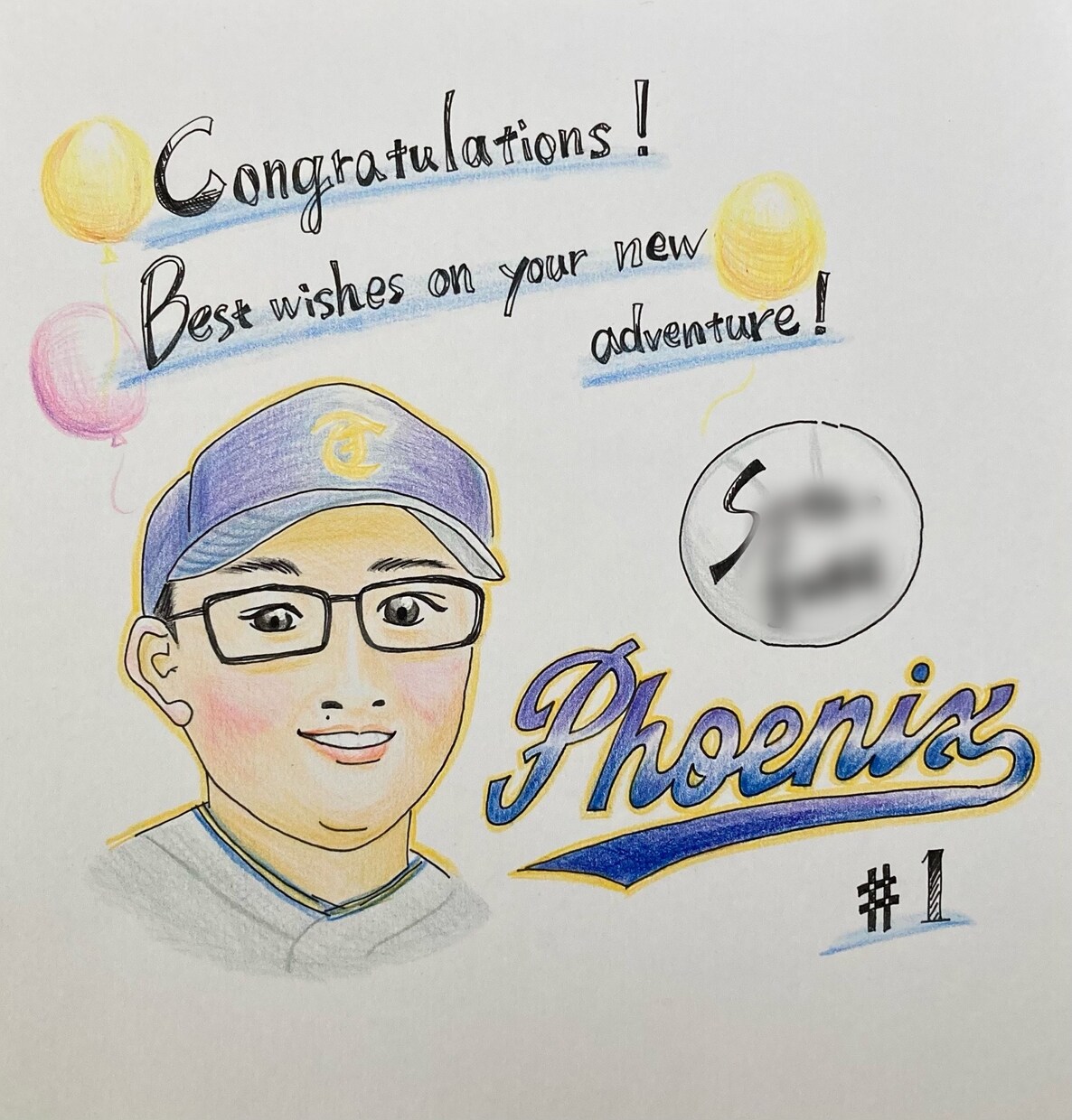 記念品*色鉛筆で似顔絵イラストを描きます 【あたたかなサプライズ！世界で一つ。想いのこもった似顔絵を】 イメージ1
