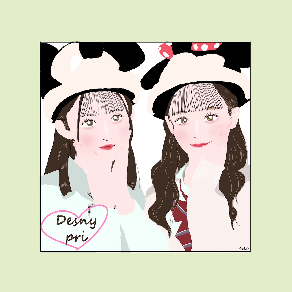 大切なプリクラ（写真でも可）をイラストにします プレゼントやSNSアイコンにもぴったり！ イメージ7