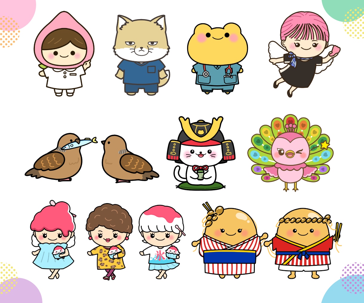 集客に役立つ！企業・店舗のキャラクター制作します 商用利用、グッズ制作・販売も可能 イメージ6