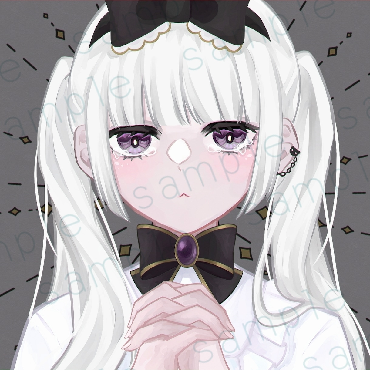 アイコンお描きします 若い男女を描くのが得意です。様々な雰囲気でお描きします イメージ6
