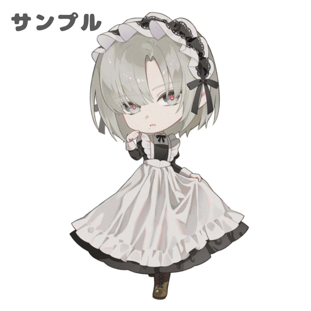 ミニキャライラスト制作します ✅商用利用OK/配信活動やグッズ、ご友人とのペアイラストに！ イメージ6