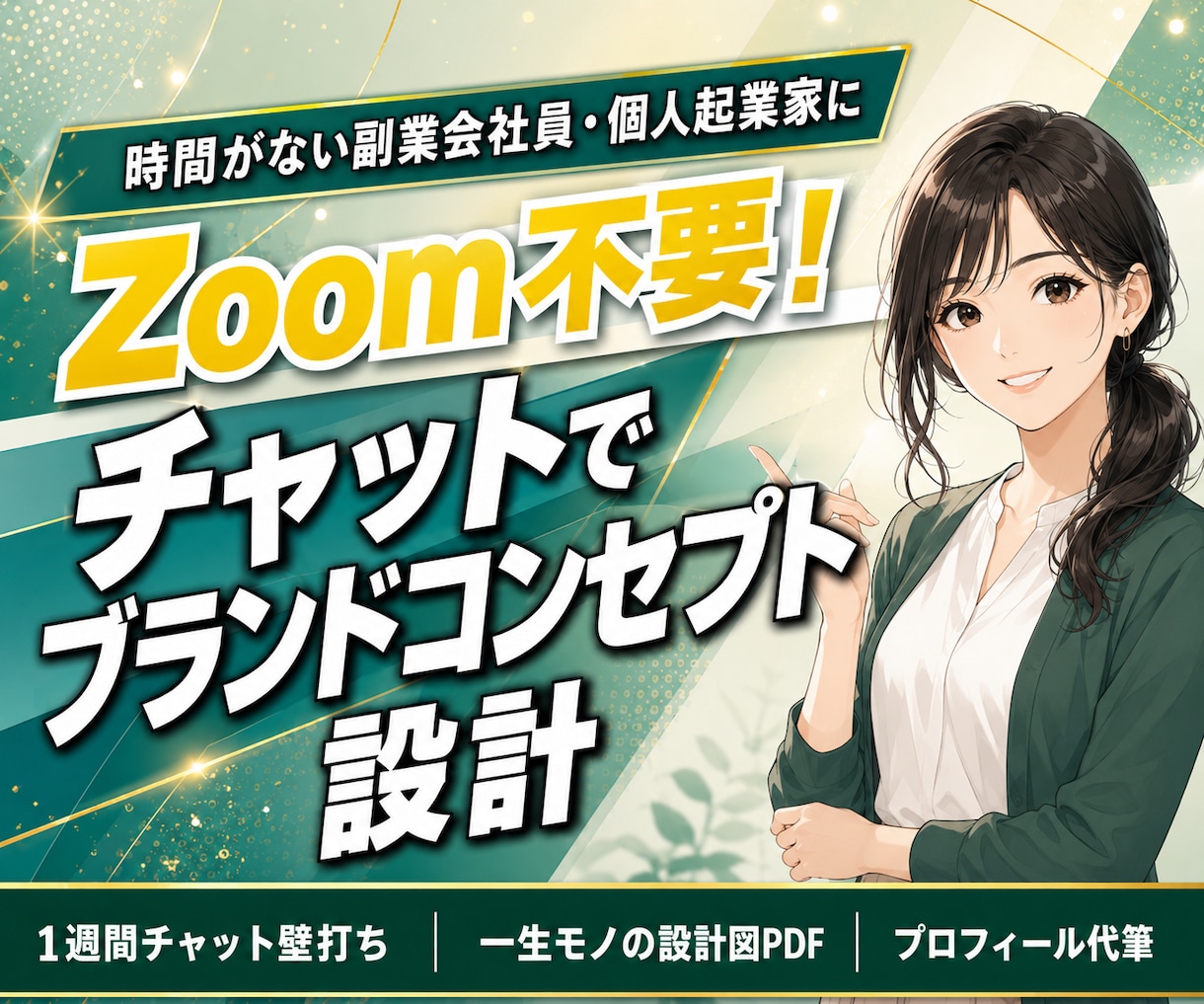 チャットだけであなたのブランディングを設計します 出品相談も可能！副業・個人企業家のマーケティング戦略を提案 イメージ1