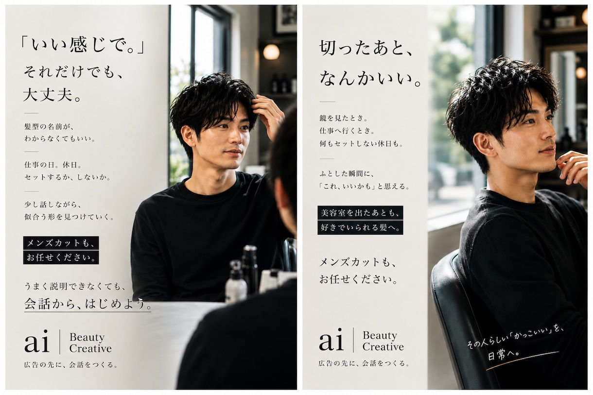 美容室向けSNS広告を制作します 美容師の現場目線で伝わるデザインを制作 イメージ5