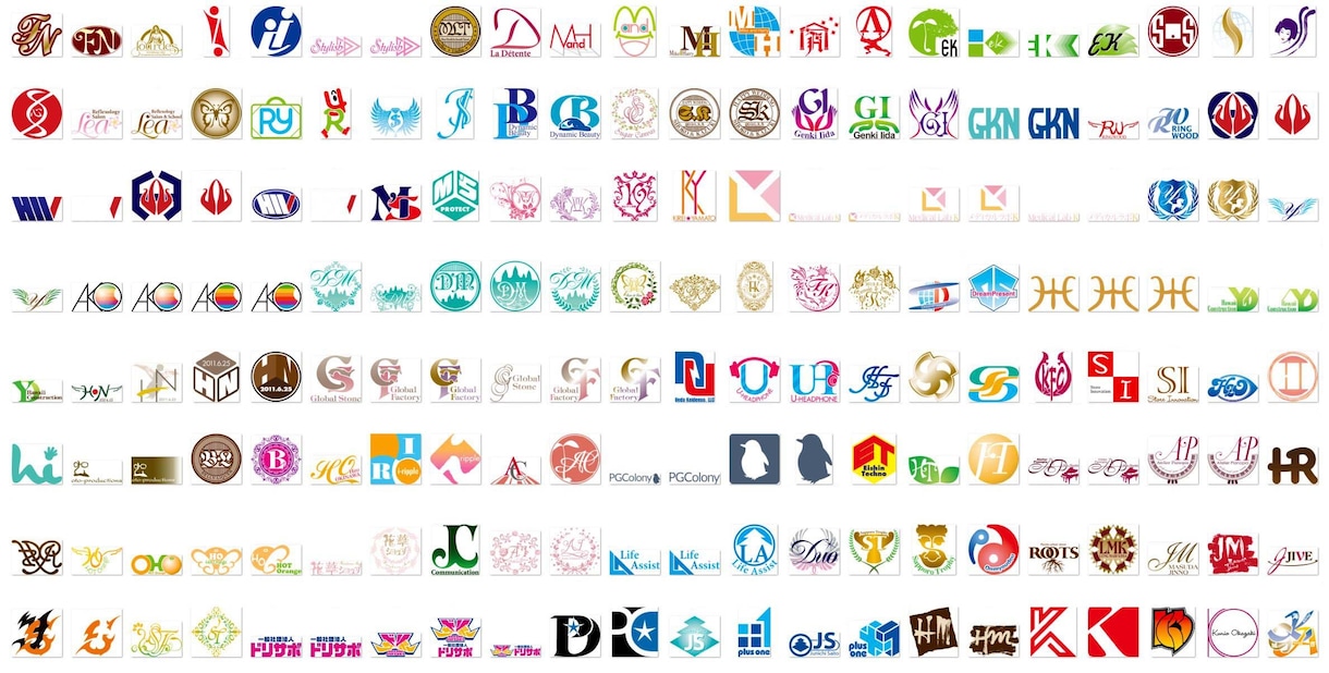 ご依頼件数800件突破!!オリジナルロゴを作ります 企業様はもちろん、ウエディング等個人様でもご対応いたします! イメージ4