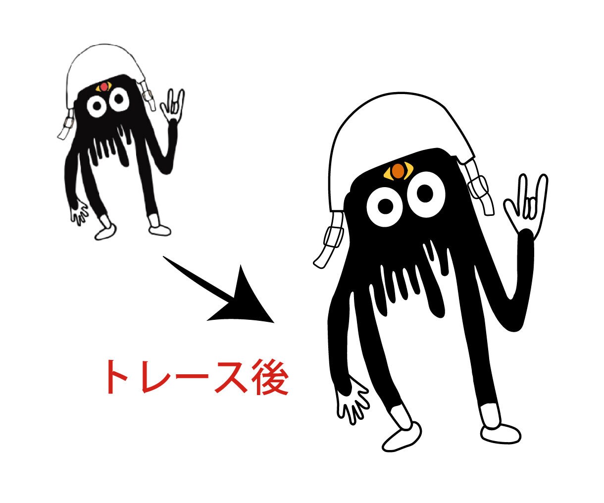 画像、イラスト、ロゴ、などAIデータにします 丁寧にトレースします。ちょっとし修正もお気軽に！ イメージ2