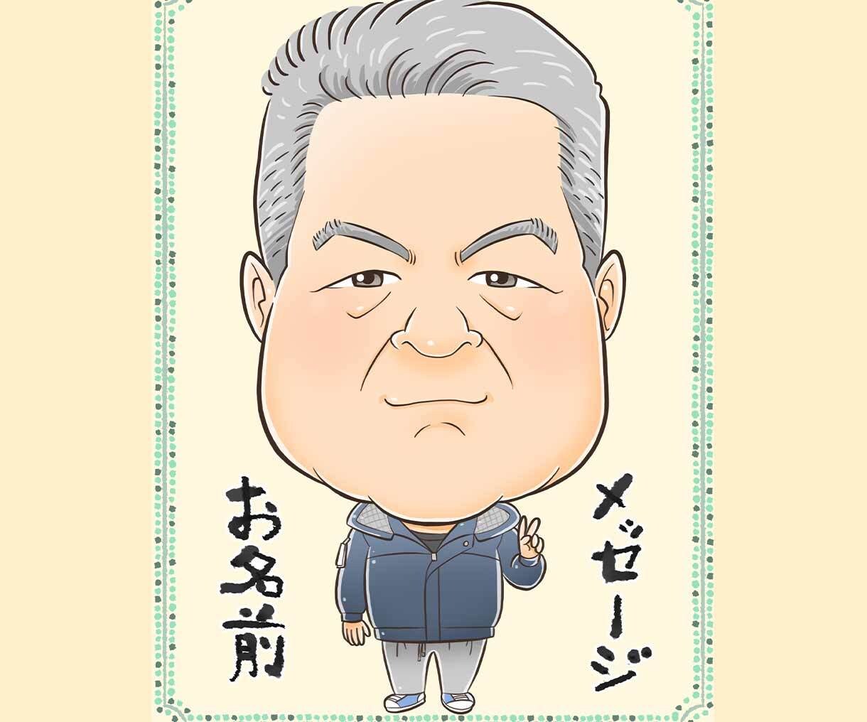 リアル目な絵柄の楽しい似顔絵を描きます 文字入れ・背景付き(無料)であなただけの貴重な似顔絵 イメージ8