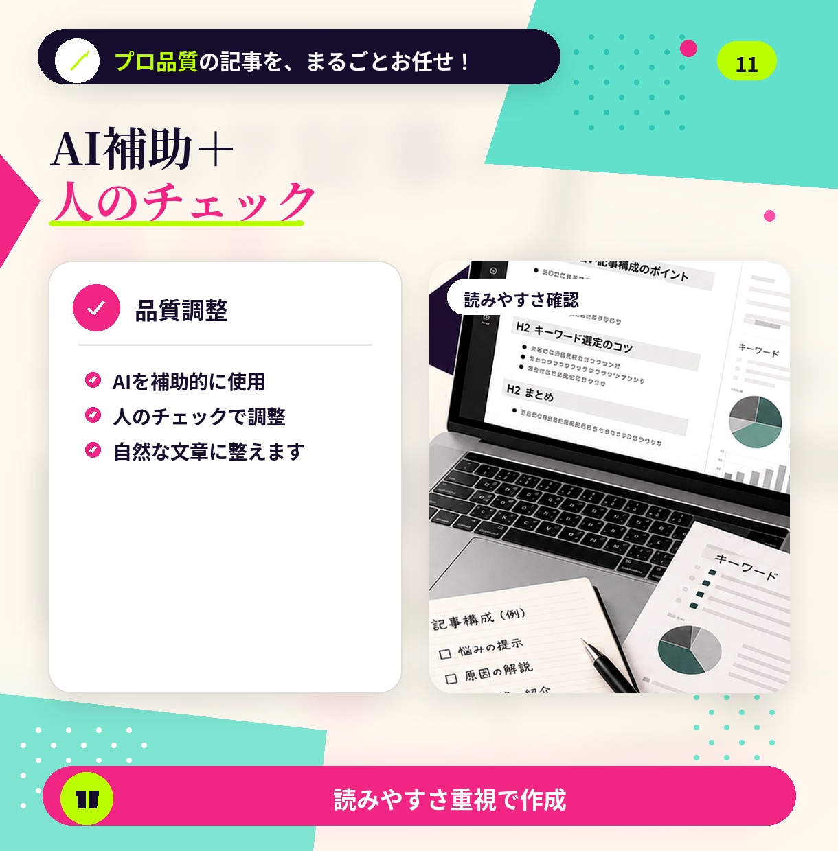 ブログ記事の外注・作成代行をします SEO記事作成・Webライティング代行 イメージ11