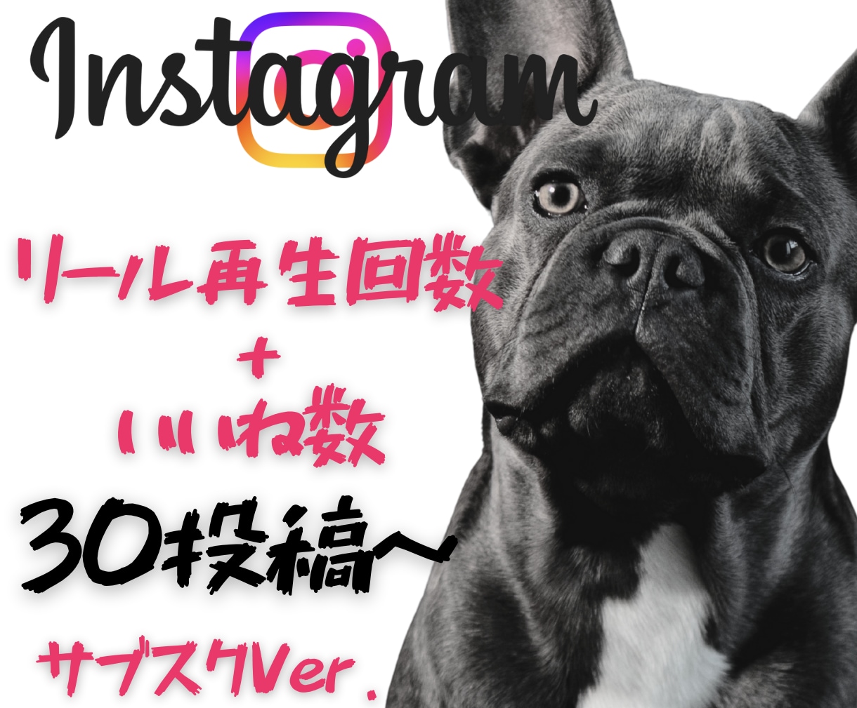 インスタ✨リール＆いいね✨30投稿拡散します “投稿するたび伸びる”を実現する月額プラン イメージ1