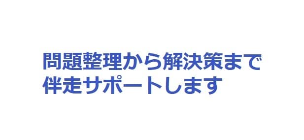問題整理から解決策まで伴走サポートします 頭の中をスッキリ整理。次の一歩へ導きます イメージ1
