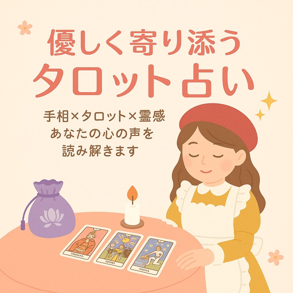 ワン&スリーオラクルでタロット 占います タロット占いお試し　大アルカナ22枚を使います イメージ2