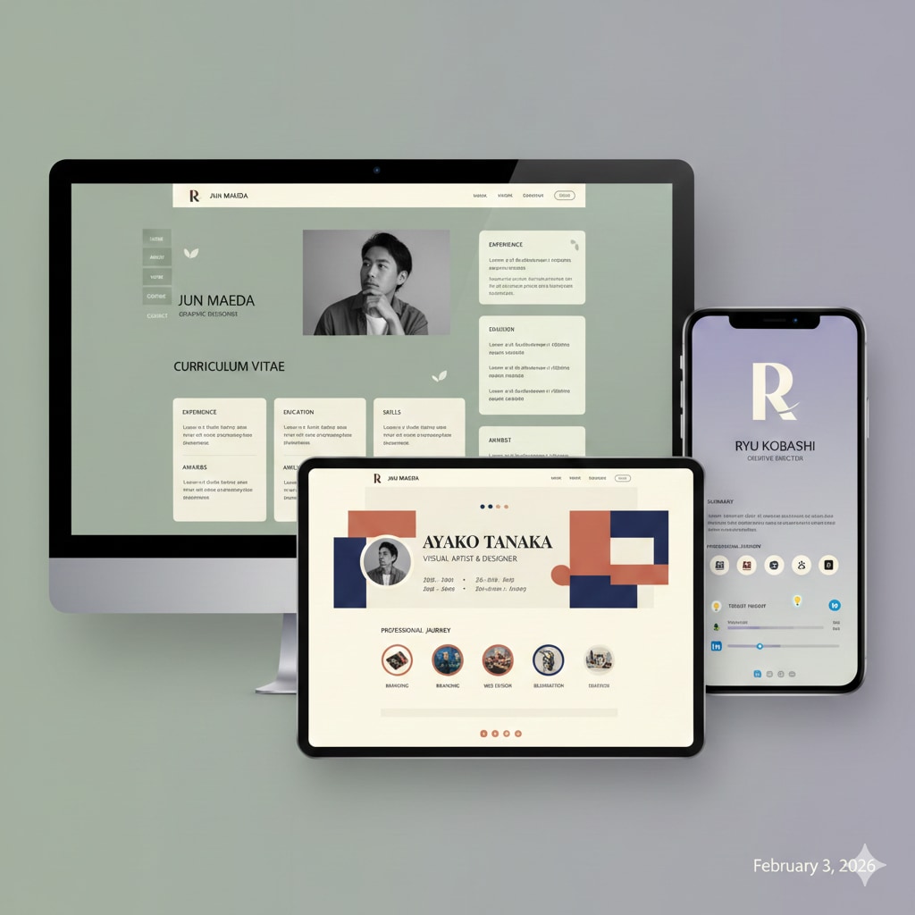 React×高技術！唯一無二のCVサイト作ります 90年代レトロからサイバーパンクまで。デザイン自由自在。 イメージ2