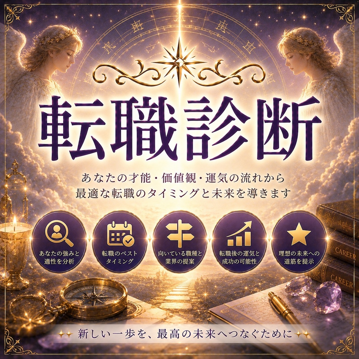 転職するべきか、今は動かない方がいいのか鑑定します その答えを、一人で悩み続けていませんか？ イメージ1