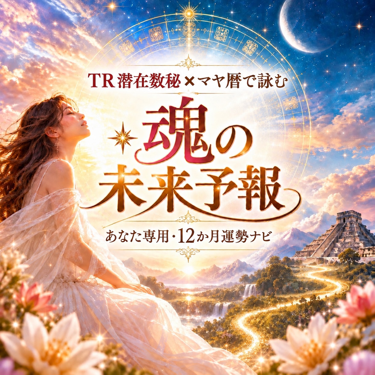 数秘術×マヤ暦！✨12か月✨未来予報図お届けします 金運・恋愛・人間関係♡12か月の未来を先読みして流れを味方に イメージ1