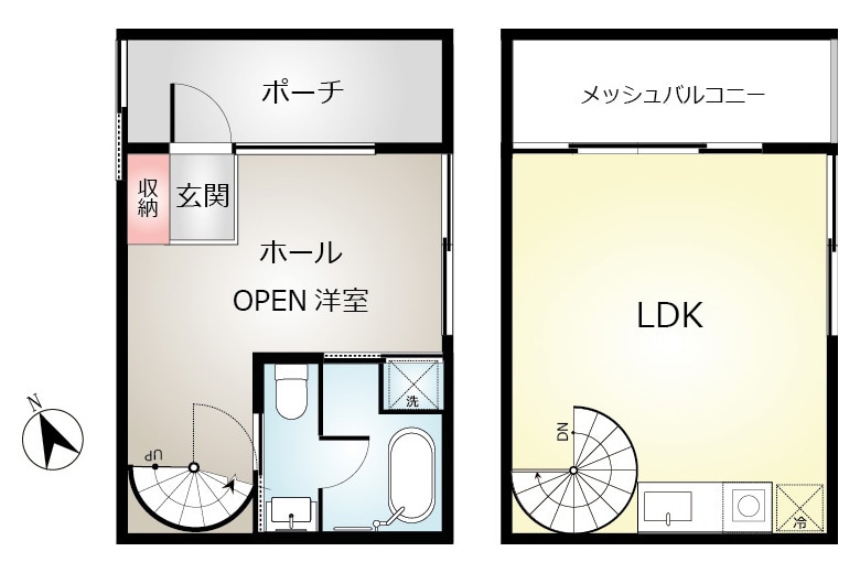 間取り図・区画図を広告用にデータ化トレースします イラレでトレース「見やすい」「分かりやすい」広告用間取り図 イメージ5