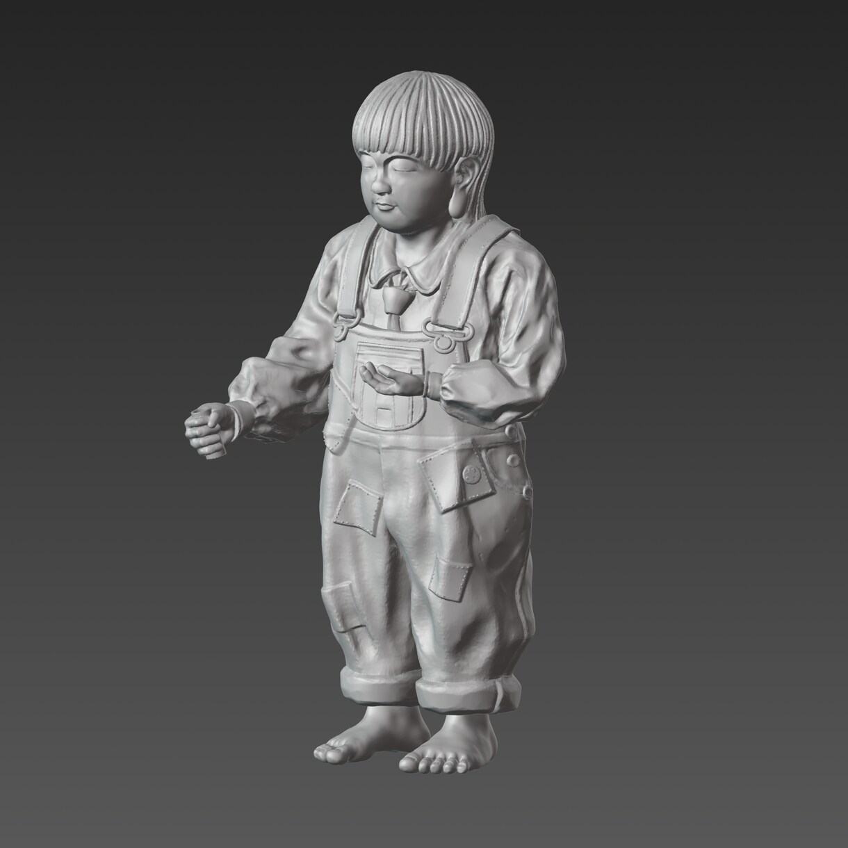 3DCGスカルプトによるモデルを制作します フィギュアやキーホルダー、アクセサリなどに活用できます！ イメージ1