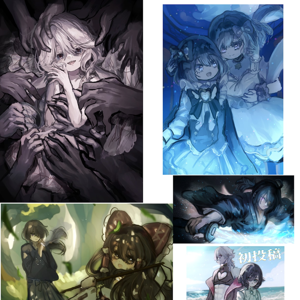 ゲーム風男女キャラクターイラスト制作します オリキャラ大歓迎世界観や設定を大切にしながら制作いたします。 イメージ1