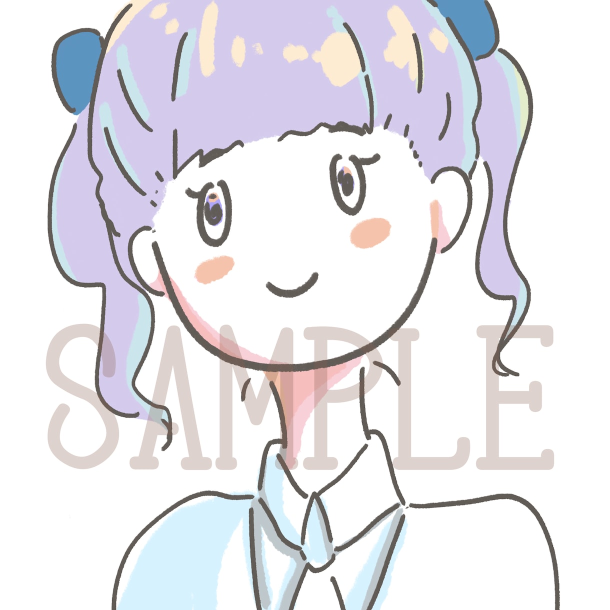 SNSなどのアイコンを作ります デフォルメキャラクターのオリジナルアイコン イメージ2