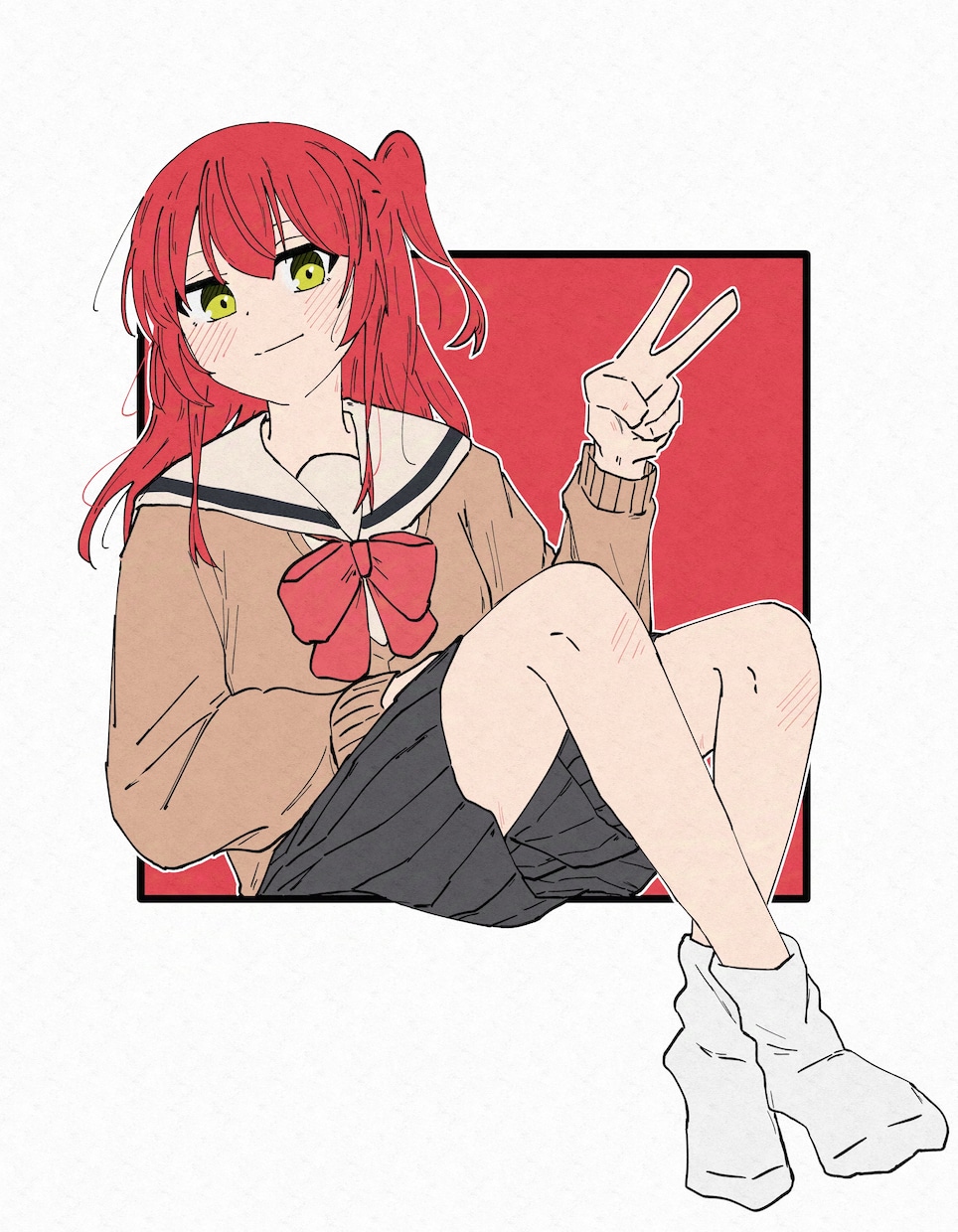 枠にはまった可愛いキャラのイラストを描きます 奇を衒った構図で魅力的に描きます！ イメージ1