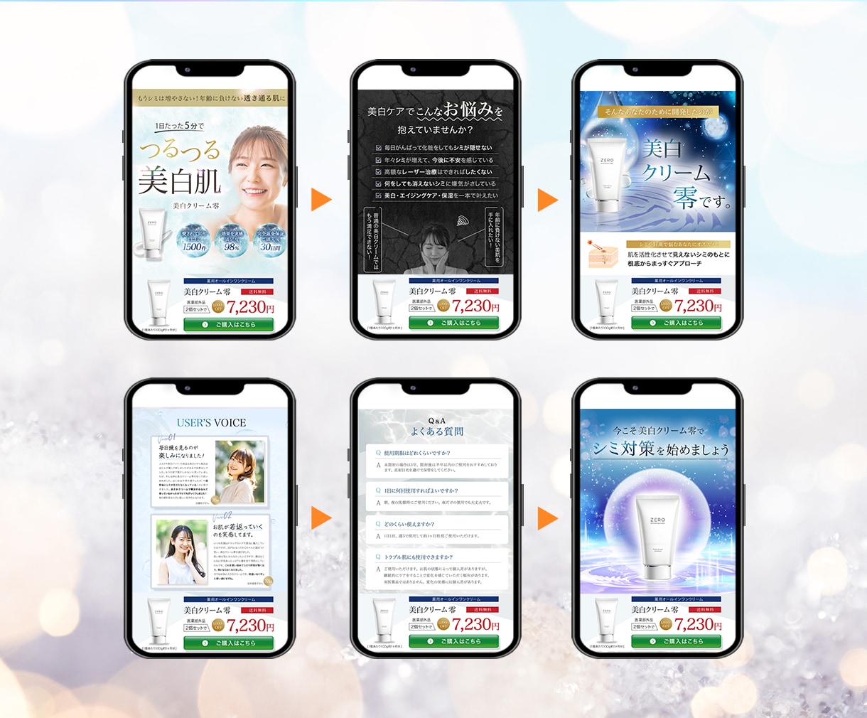 全8枚セット｜売れるスワイプLP画像を制作します Meta・インスタ広告対応／構成・原稿丸投げOK イメージ8