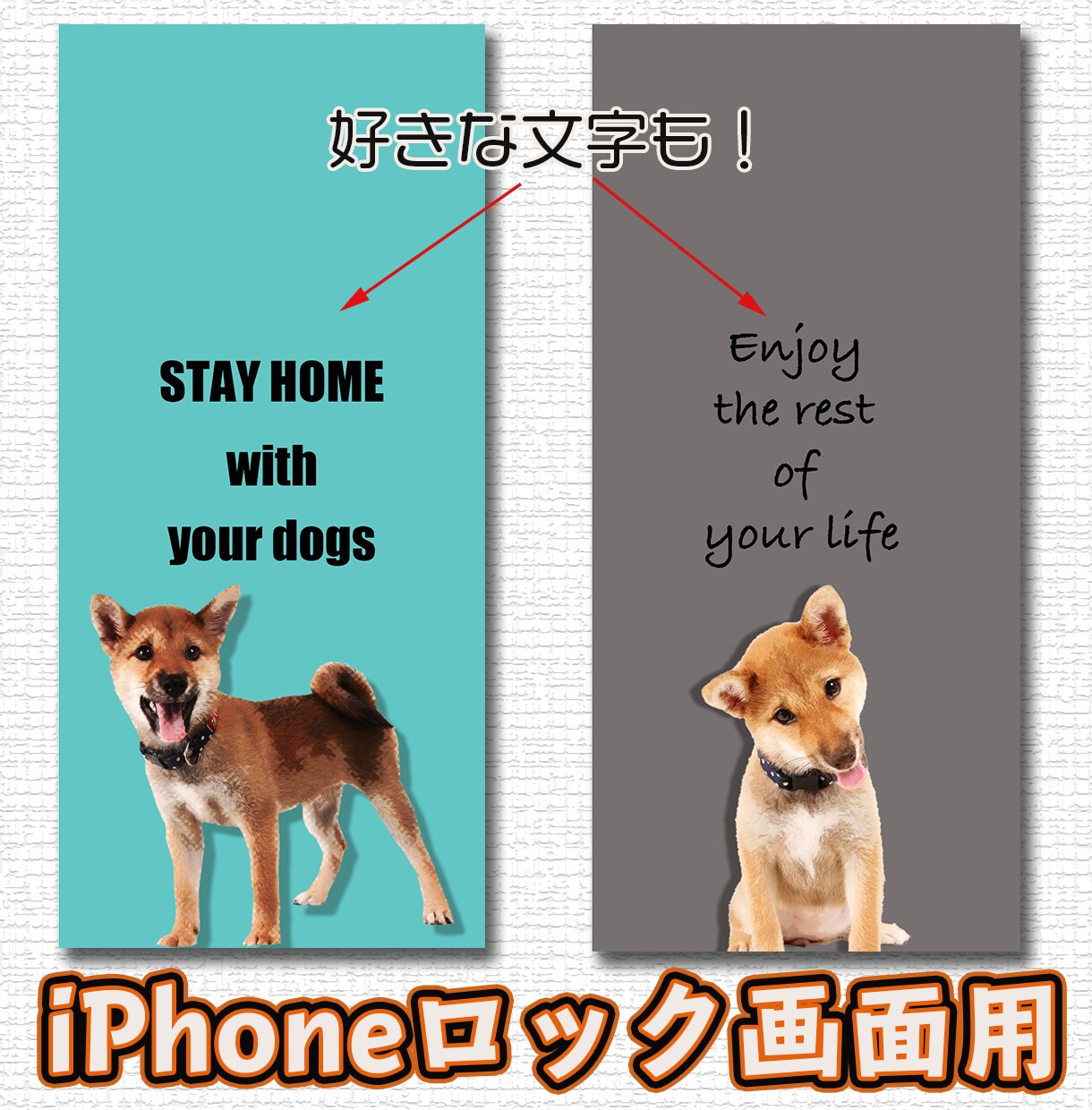 ペットの写真からスマホの「待受画面」を作ります お子様の写真等もOK！待受サイズへのリサイズのみも歓迎！ イメージ2