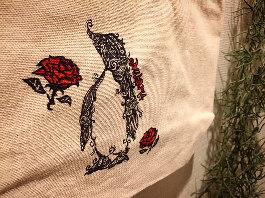 世界にひとつ！フルオーダー手描きトートつくります お客様と一緒につくるyin-yangデザインのミニトート。 イメージ3