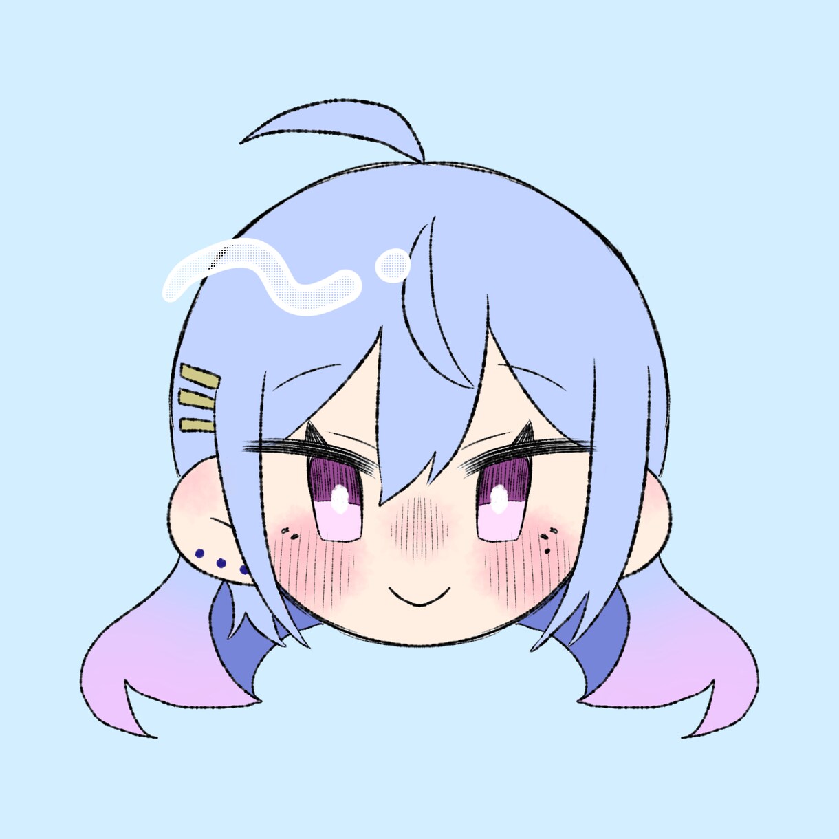 ゆるっと顔だけアイコン描きます SNSや配信活動に♪可愛いタッチのお顔を制作します。 イメージ2
