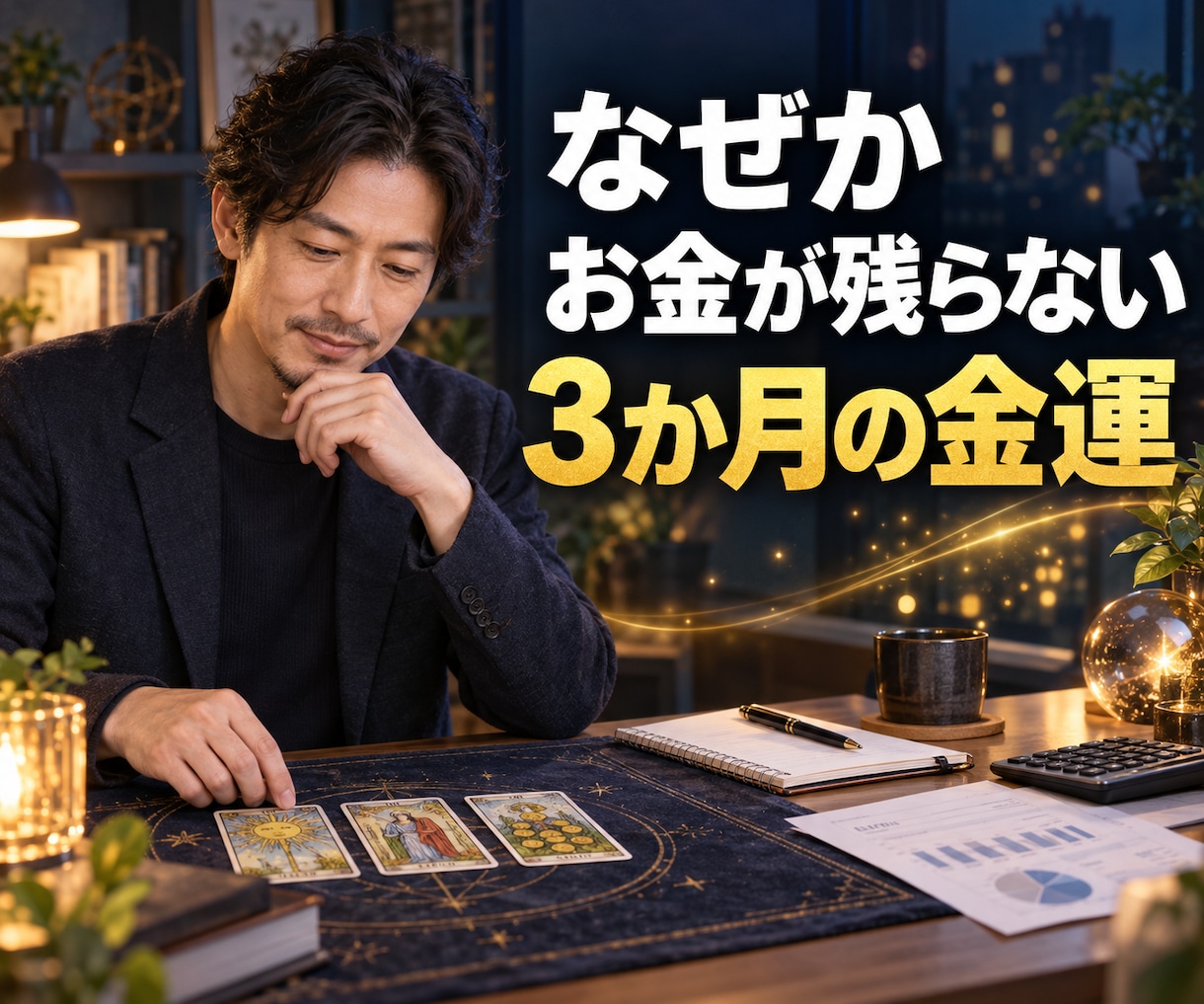 なぜかお金が残らない…金運の流れをタロットで鑑ます 収入・支出・働き方｜今から3か月の金運と整え方を鑑定します イメージ1