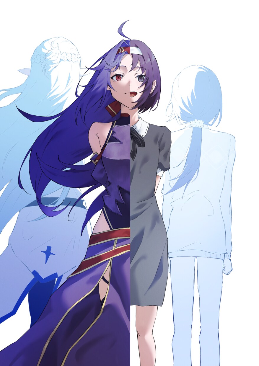 一枚絵、立ち絵、キャラクターデザイン等々てがけます 世界観や躍動感、迫力の表現が得意です。 イメージ7