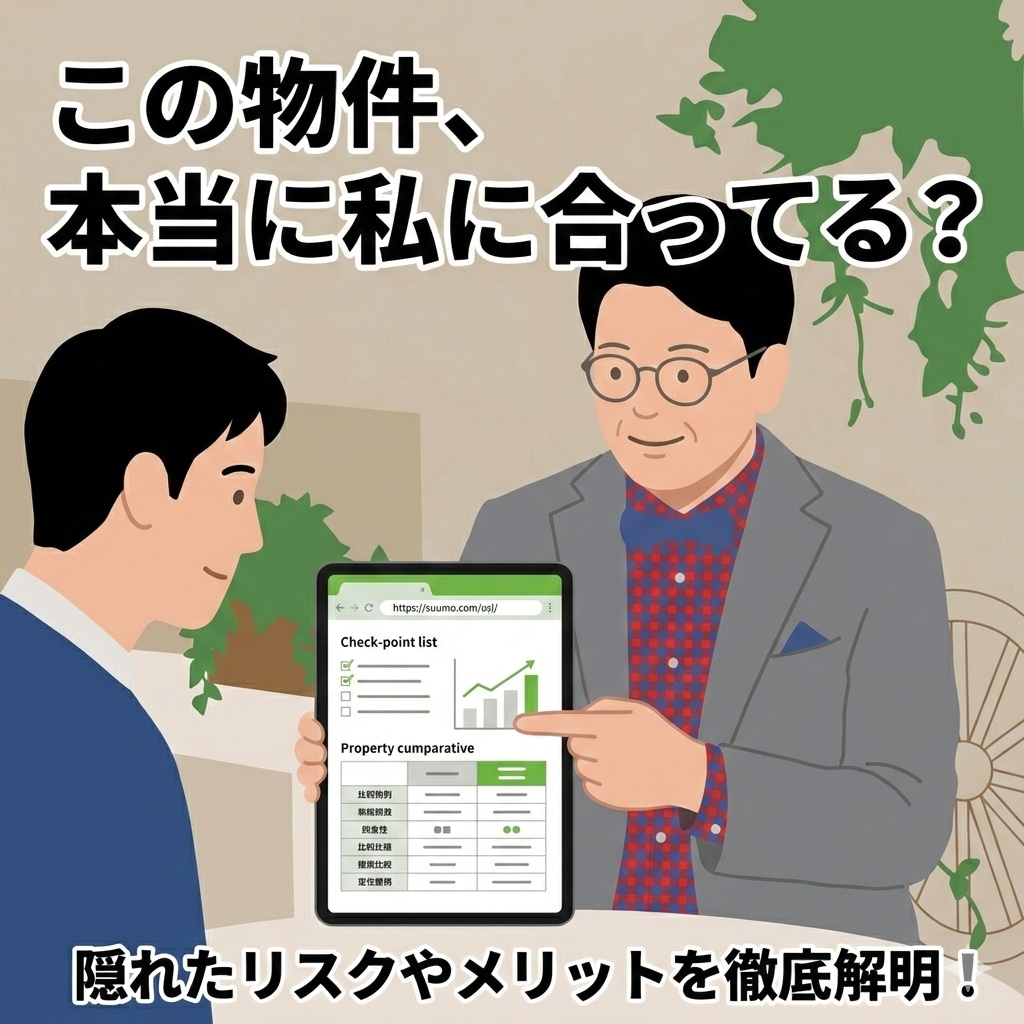 購入を決めようとしている物件の最終チェックをします メリットはもちろんですが、デメリットにも目を向けていますか？ イメージ1