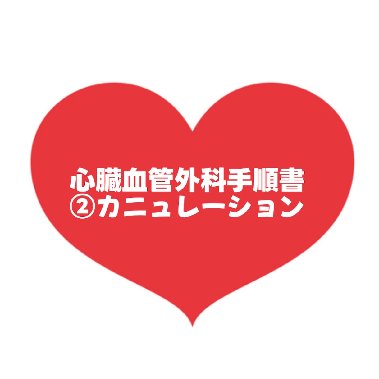 大人気！心臓血管外科手術手順書お渡します 心臓血管外科/手術/手術室看護師/②カニュレーション イメージ1