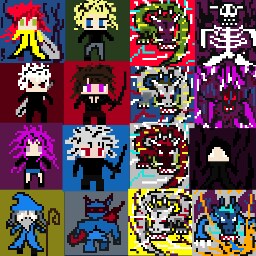 34×34のドット絵を書きます 完全オリジナルのRPG風のドット絵 イメージ3