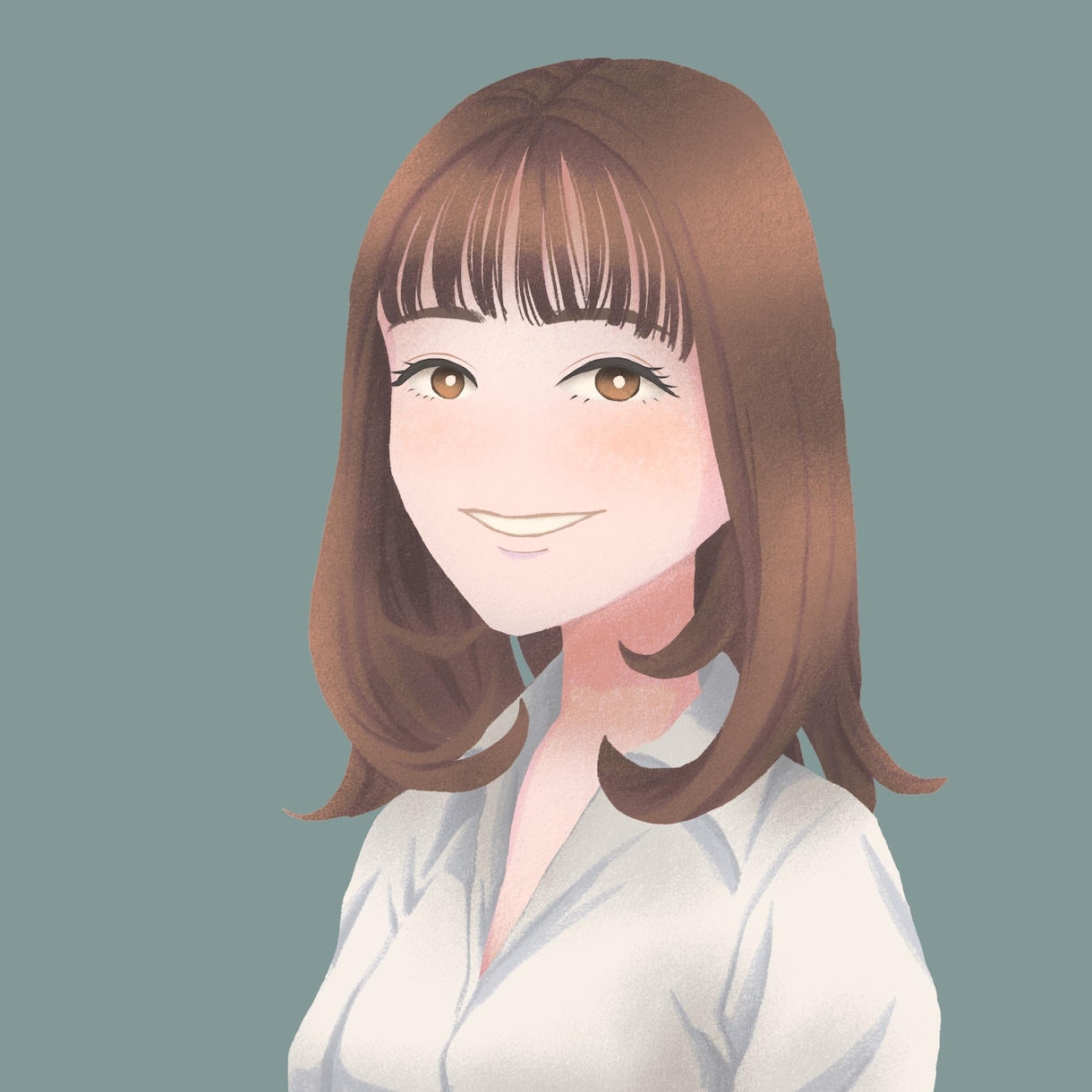 商用可！ふんわりした個性的な似顔絵をお描きします 名刺やアイコンに最適！独特なイラストで印象◎ イメージ4