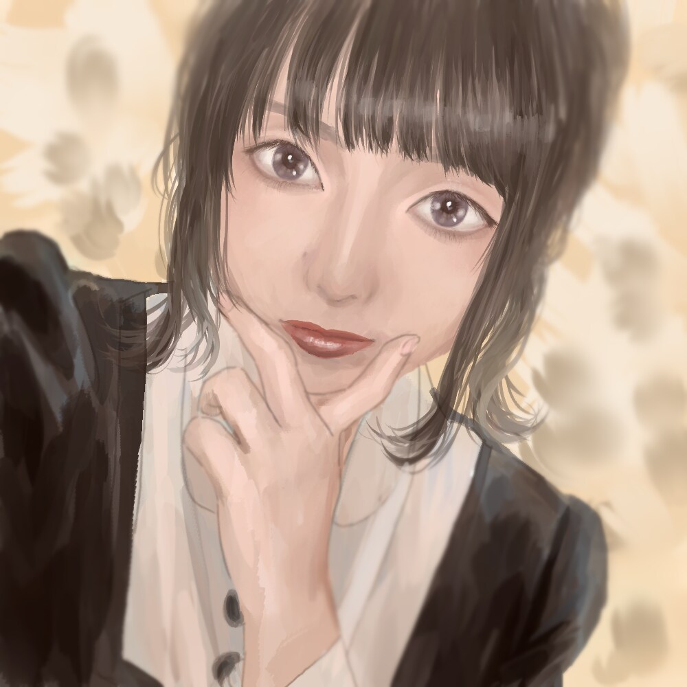 リアルで綺麗な似顔絵描きます 髪の色や目の色を好きな色にしてアニメキャラのようなイラストに イメージ5