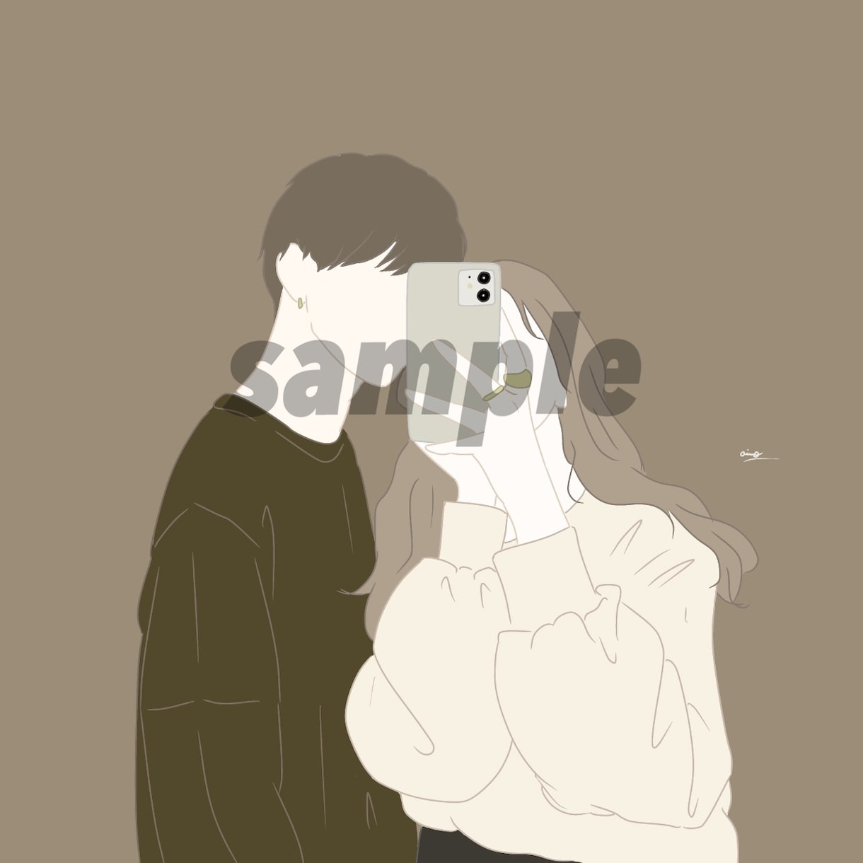 SNSアイコン用！似顔絵イラスト描きます 他の人よりもちょっとだけお洒落なアイコンに♪ イメージ2