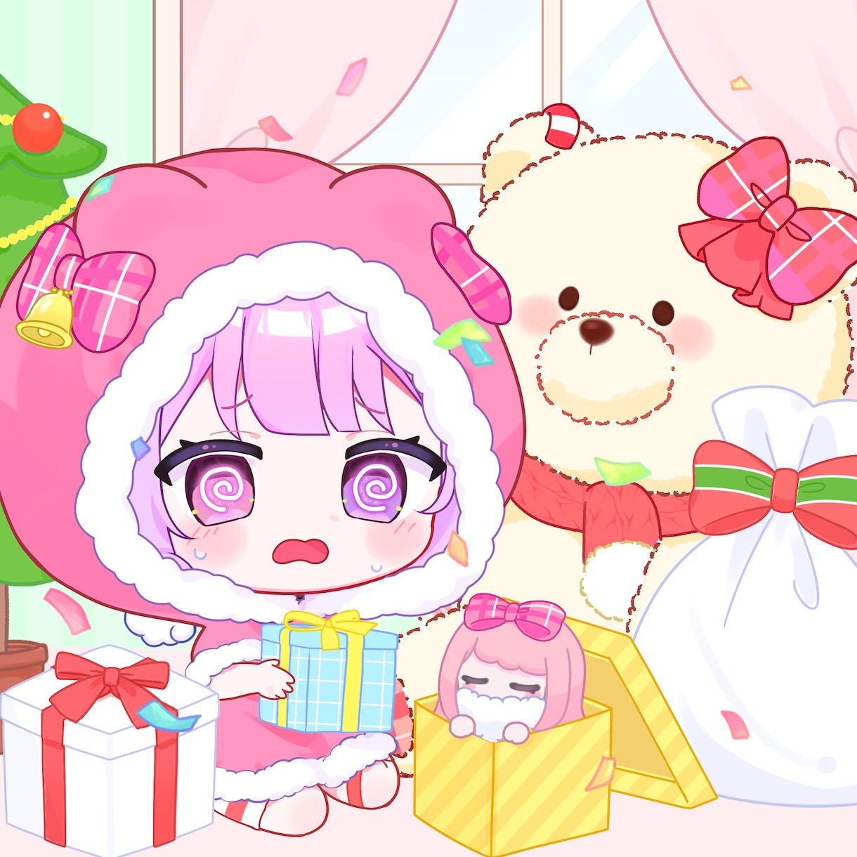 商用可能 デフォルメ ミニキャライラスト描きます 商用料金込み◎かわいいSDキャラをあなたのために制作します イメージ8
