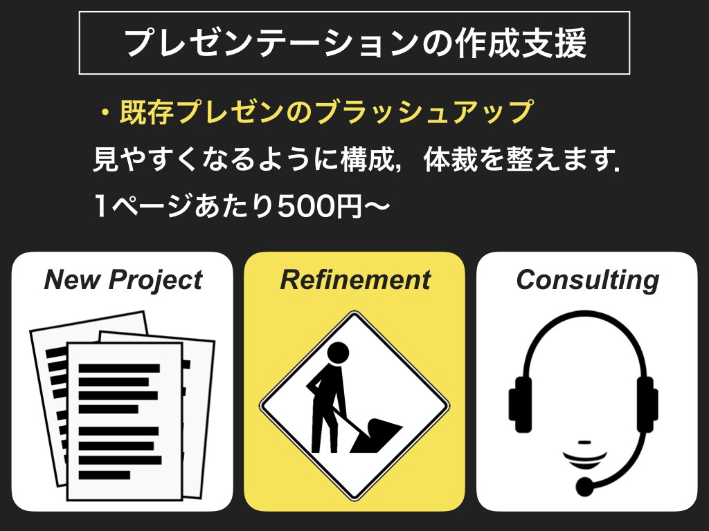 プレゼンテーションのお悩み解決します プレゼンの新規作成，ブラッシュアップ，コンサルティング業務 イメージ6