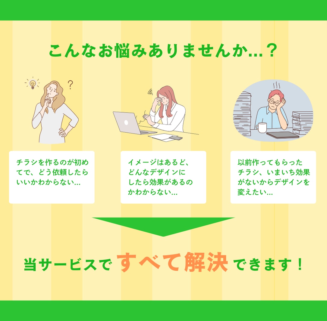 反応が取れるチラシ作成｜EC・店舗運営経験あります 構成・見せ方もお任せ｜原稿なくてもOK／修正無制限対応 イメージ2