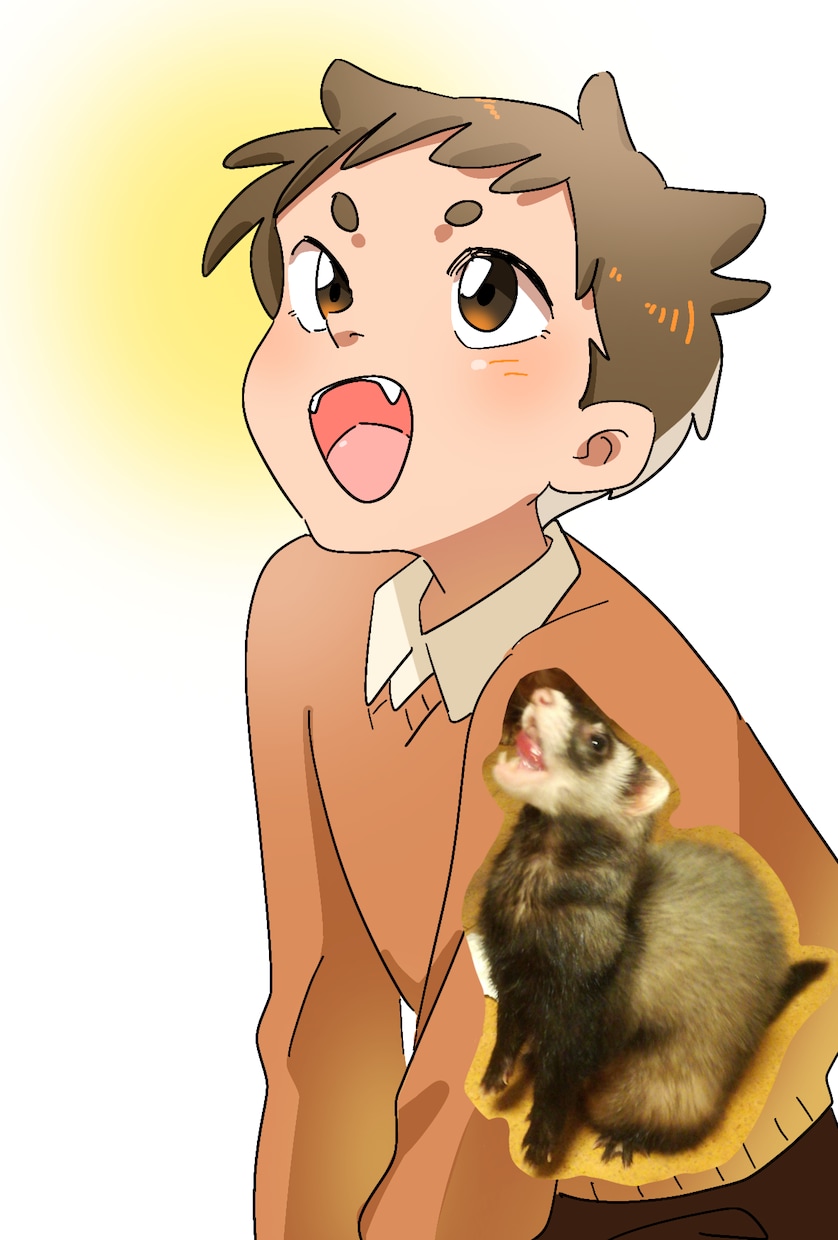 あなたのかわいいペット、擬人化イラストにします 動物を擬人化してイラストにします！ イメージ3