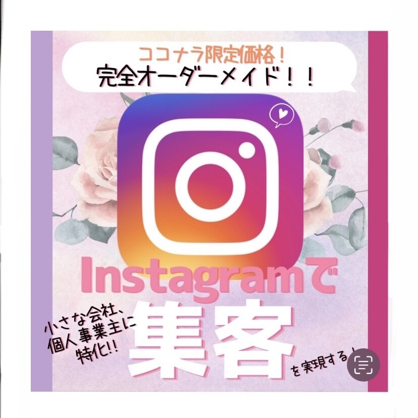 完全オーダーメイドのマニュアルを作成します Instagramでの集客を実現しましょう！ イメージ1